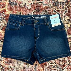 Cat & Jack Girls Dark Blue Jean Shorts